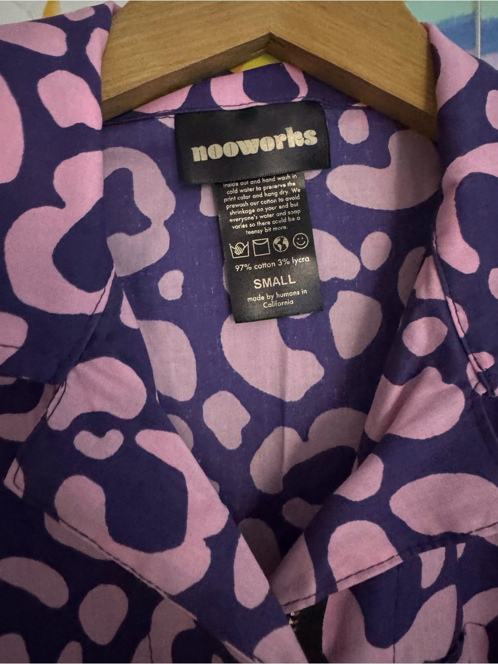 Nooworks cheetah spot coveralls small NWOT - Picture 6 of 12